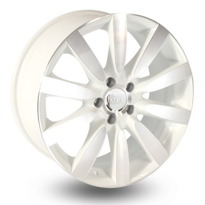 MAM 7 White Front Polish Alufelge 8x17 ET18 4x108/65.1