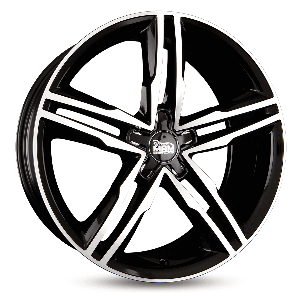 MAM A1 Black Front Polish Alufelge 8x18 ET30 5x112/66.5