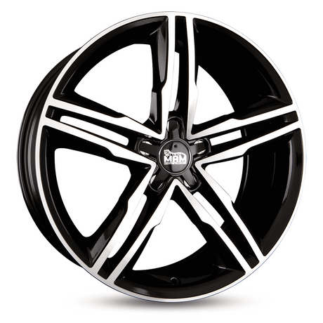 MAM A1 Black Front Polish Alufelge 8x18 ET30 5x112/66.5