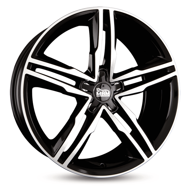 MAM A1 Black Front Polish Alufelge 8x18 ET30 5x112/66.5