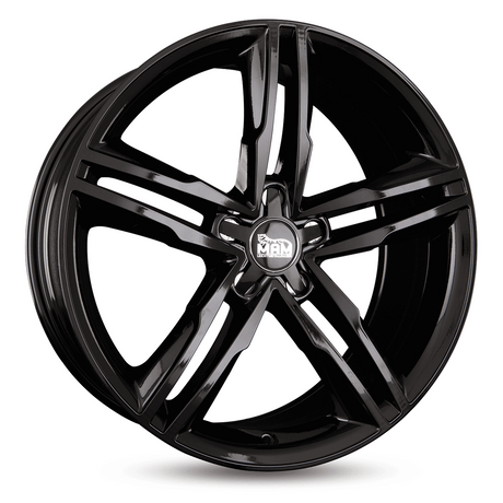 MAM A1 Black Painted Alufelge 8x19 ET42 5x112/66.5