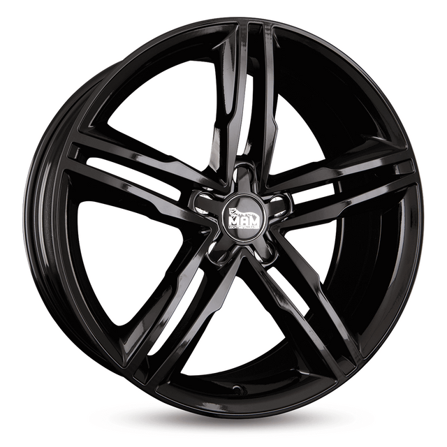 MAM A1 Black Painted Alufelge 8x19 ET42 5x112/66.5