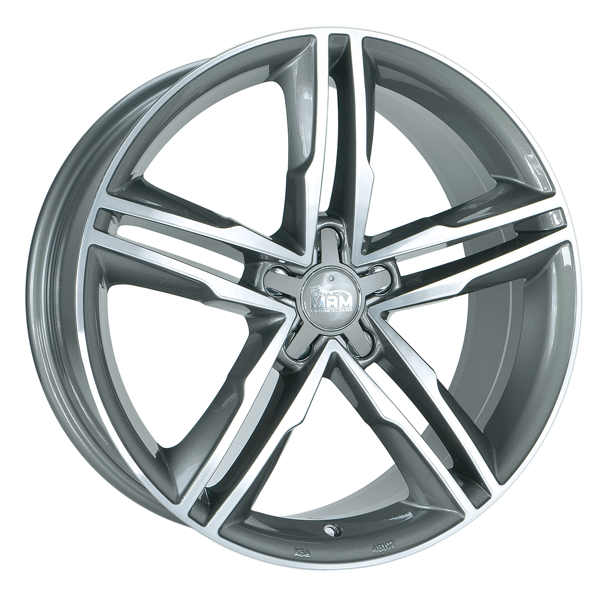 MAM A1 Palladium Front Polish Alufelge 8x19 ET30 5x112/66.5