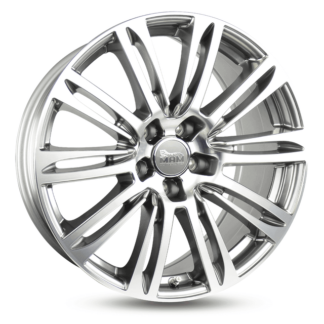 MAM A4 Hyper Front Polish Alufelge 7x16 ET38 5x108/72.6