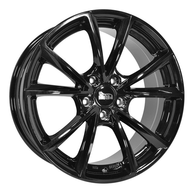 MAM A5 Black Painted Alufelge 8x19 ET45 5x112/66.6