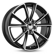 MAM A5 Matt Black Front Polish Alufelge 8x18 ET45 5x112/66.6