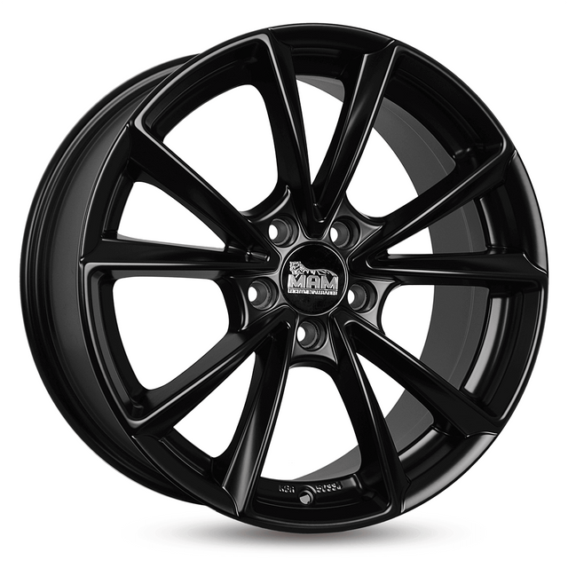 MAM A5 Matt Black Painted Alufelge 8.5x20 ET30 5x112/66.6