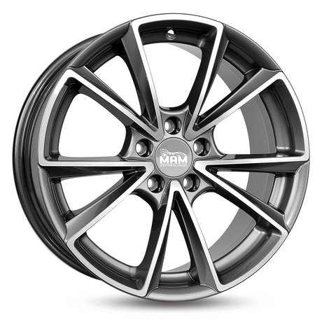MAM A5 Palladium Front Polish Alufelge 8.5x20 ET45 5x112/66.6