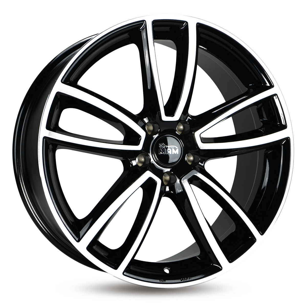MAM A7 Black Front Polish Alufelge 8x18 ET40 5x108/72.6