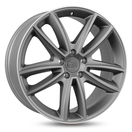 MAM A7 Titan Grey Lip Polish Alufelge 8x18 ET50 5x112/66.6