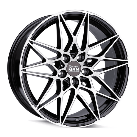 MAM B2N Black Front Polish Alufelge 8.5x19 ET35 5x120/72.6