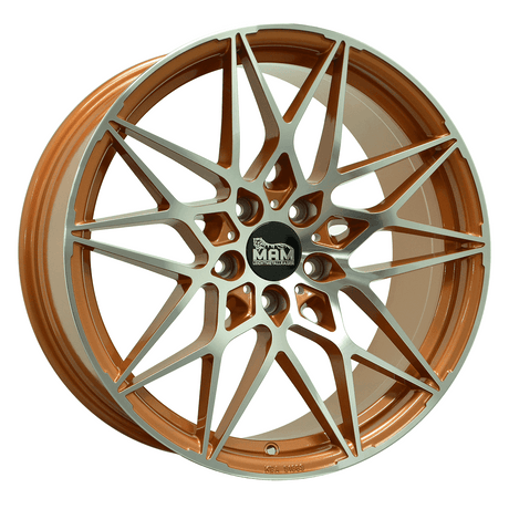 MAM B2 Acid Orange Front Polish Alufelge 8.5x20 ET35 5x120/72.6
