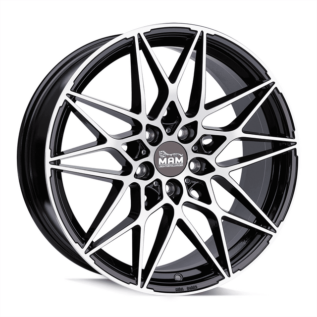 MAM B2 Black Front Polish Alufelge 8.5x19 ET30 5x112/72.6
