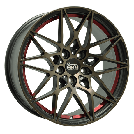 MAM B2 Bronze Red Inside Alufelge 8.5x19 ET30 5x112/72.6