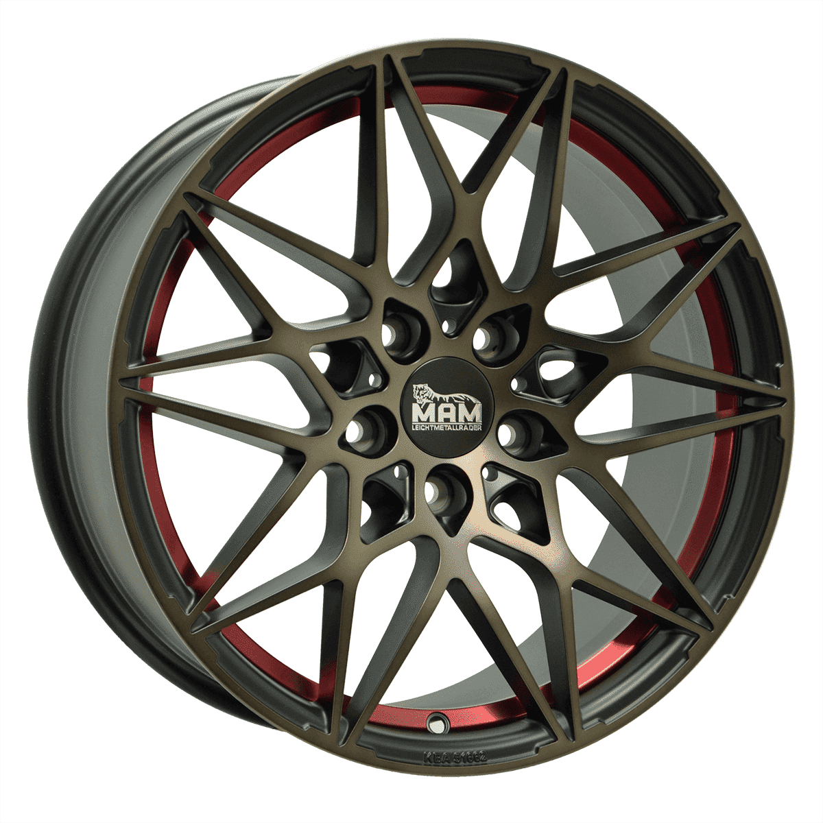 MAM B2 Bronze Red Inside Alufelge 8.5x19 ET35 5x120/72.6