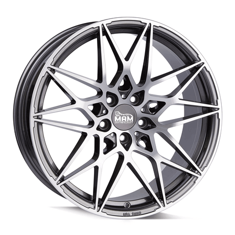 MAM B2N Palladium Front Polish Alufelge 8.5x19 ET30 5x112/72.6