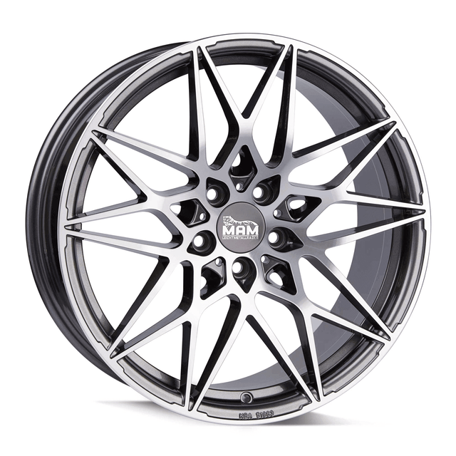 MAM B2 Palladium Front Polish Alufelge 8.5x19 ET30 5x112/72.6
