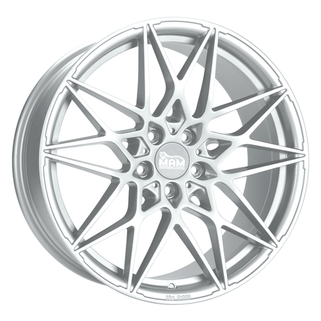 MAM B2 Silver Painted Alufelge 8.5x19 ET30 5x112/72.6
