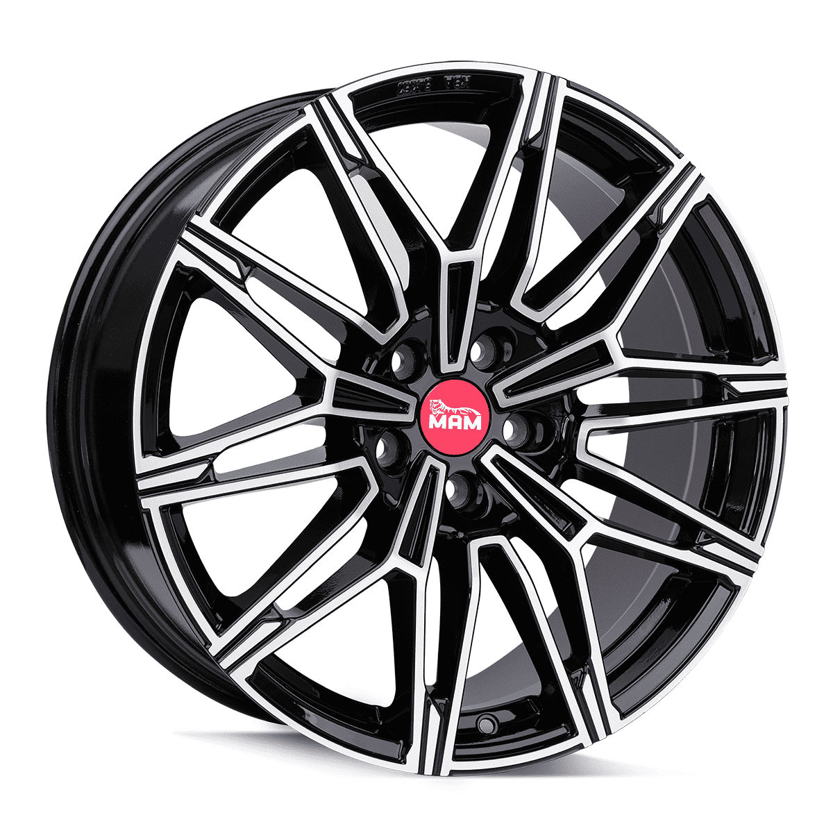 MAM B3N Black Front Polish Alufelge 8.5x19 ET35 5x120/72.6