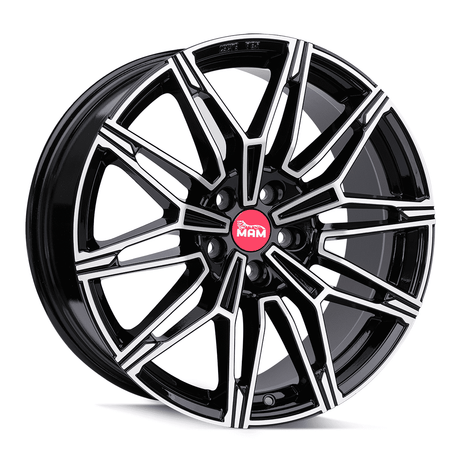 MAM B3N Black Front Polish Alufelge 8.5x19 ET35 5x120/72.6
