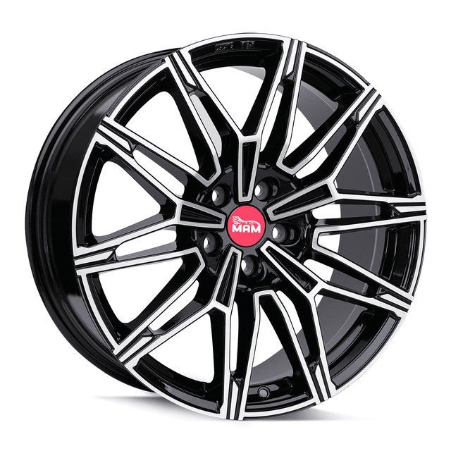 MAM B3N Black Front Polish Alufelge 8.5x19 ET20 5x120/72.6