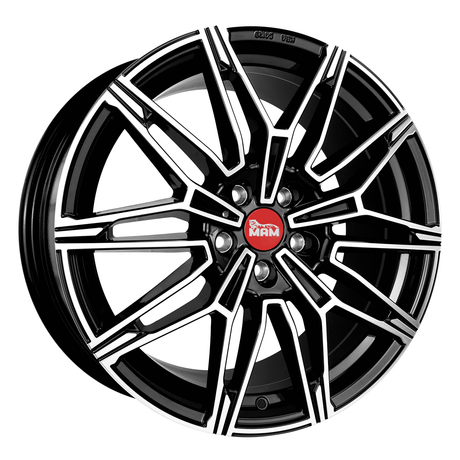 MAM B3 Black Front Polish Alufelge 8.5x19 ET45 5x112/66.7