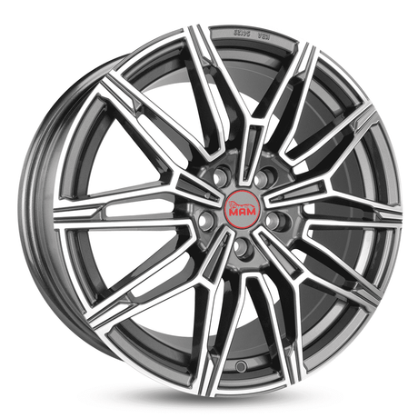MAM B3 Palladium Front Polish Alufelge 8.5x19 ET35 5x120/72.6