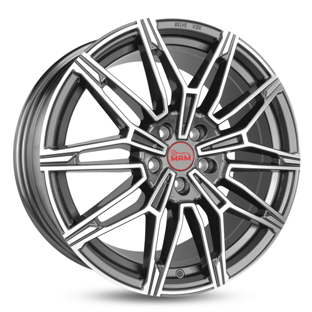 MAM B3 Palladium Front Polish Alufelge 8.5x19 ET35 5x120/72.6