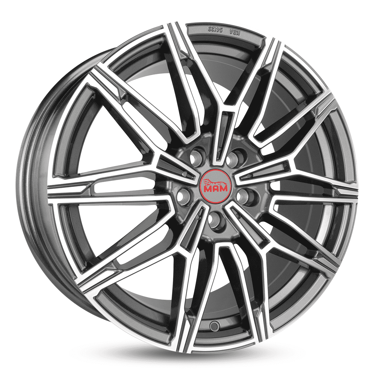 MAM B3 Palladium Front Polish Alufelge 8.5x19 ET20 5x120/72.6