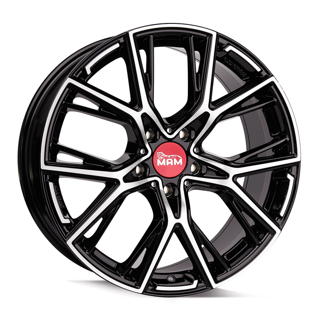MAM B4 Black Front Polish Alufelge 8.5x19 ET40 5x114.3/72.6