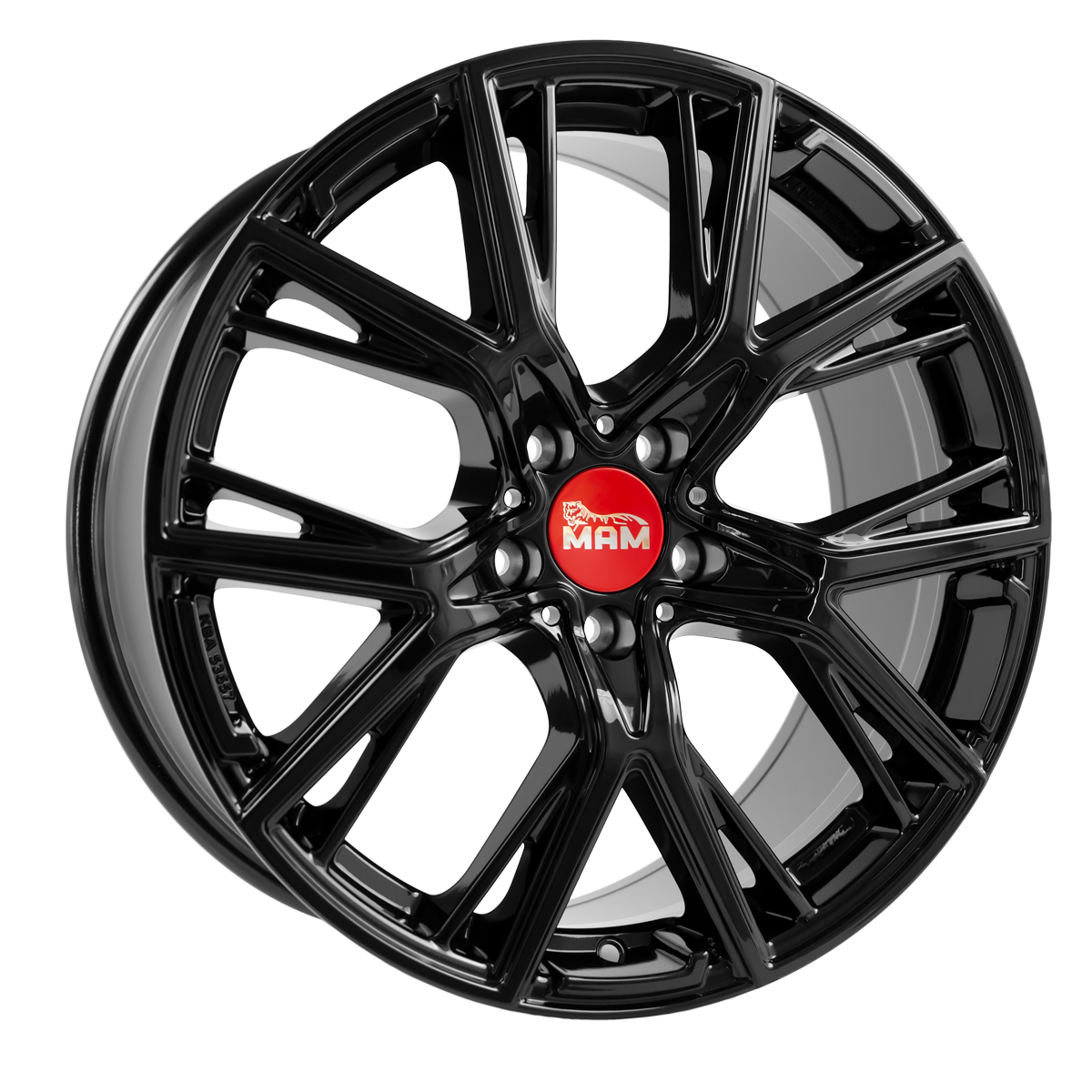 MAM B4 Black Painted Alufelge 8.5x19 ET45 5x112/72.6