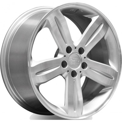 MAM D1 Silver Painted Alufelge 8x18 ET35 5x112/66.6