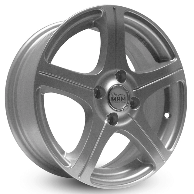 MAM E1 Silver Painted Alufelge 5.5x14 ET35 4x100/63.4