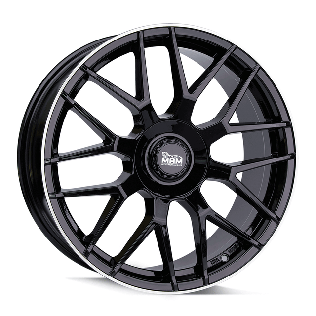 MAM GT1 Black Lip Polish Alufelge 8x18 ET45 5x112/66.6