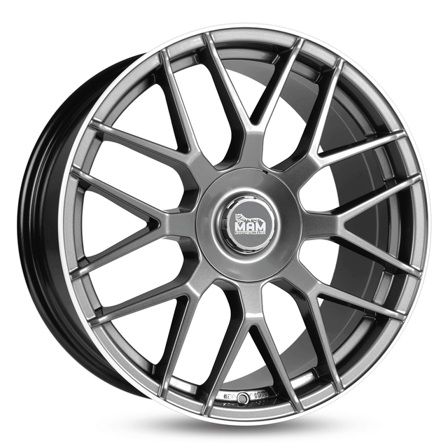 MAM GT1 Palladium Lip Polish Alufelge 9.5x19 ET42 5x112/66.6