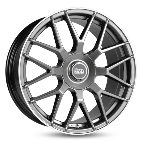 MAM GT1 Palladium Lip Polish Alufelge 7.5x17 ET45 5x112/66.6