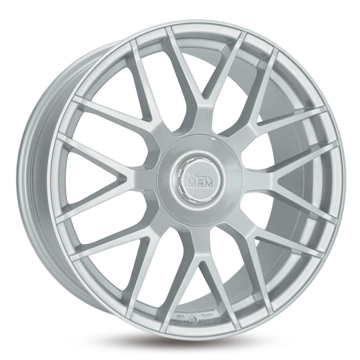 MAM GT1 Silver Painted Alufelge 8x18 ET30 5x112/66.6