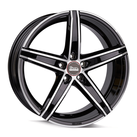 MAM OX-18 Black Front Polish Alufelge 8.5x19 ET45 5x112/66.6