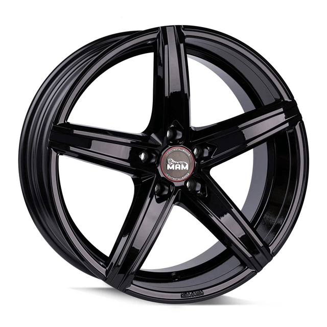 MAM OX-18 Black Front Polish Red Inside Alufelge 8.5x19 ET45 5x108/72.6