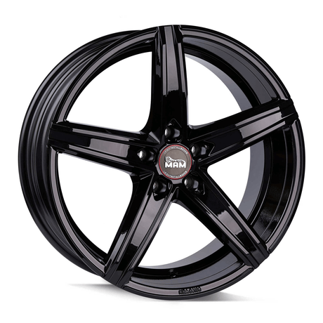 MAM OX-18 Black Front Polish Red Inside Alufelge 8.5x19 ET30 5x112/66.6