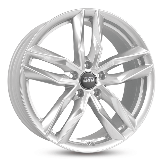 MAM RS3 Silver Painted Alufelge 8.5x20 ET45 5x112/66.6