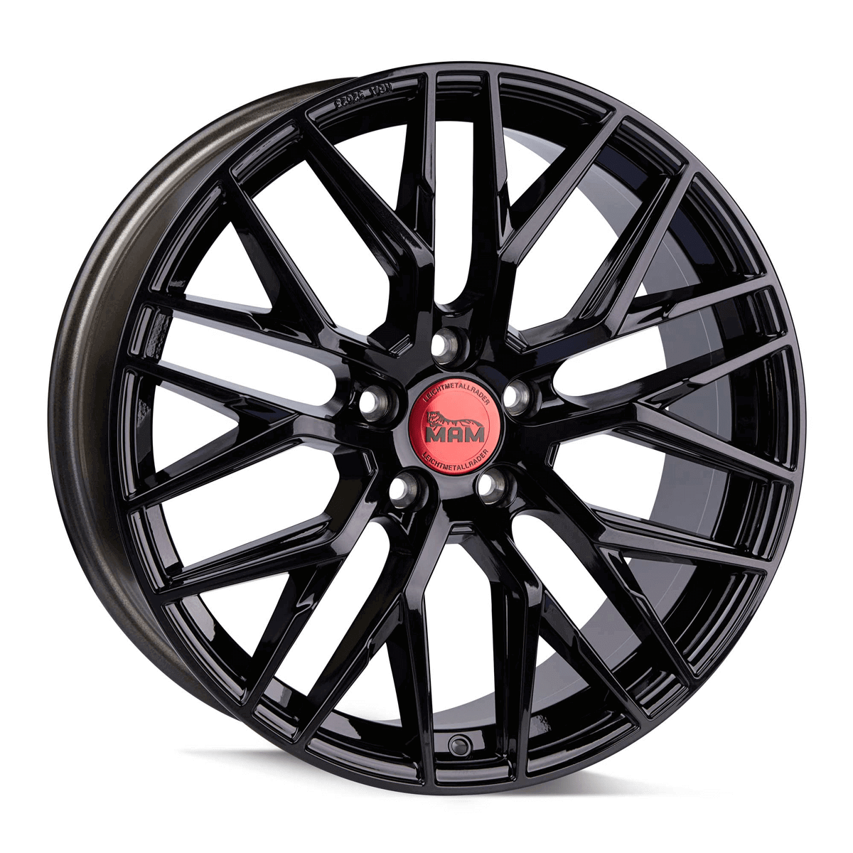 MAM RS4 Black Painted Alufelge 7x16 ET40 5x114.3/72.6