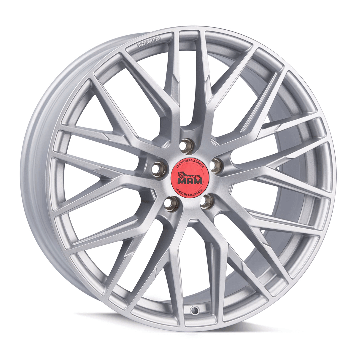MAM RS4 Matt Silver Painted Alufelge 6x15 ET42 5x108/63.4
