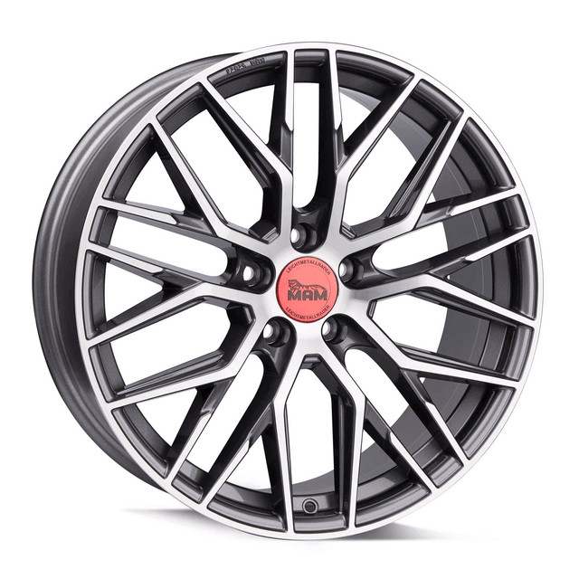 MAM RS4 Palladium Front Polish Alufelge 8.5x19 ET45 5x108/72.6