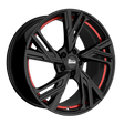 MAM RS5 Black Painted Red Inside Alufelge 8.5x19 ET35 5x120/72.6