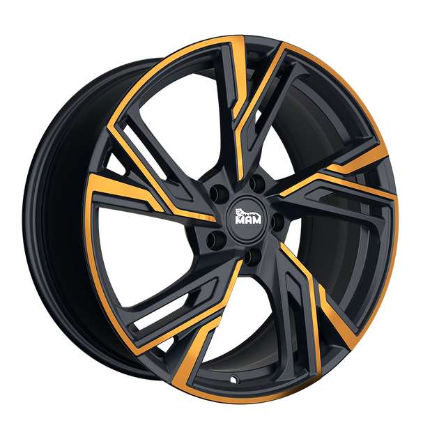 MAM RS5 Matt Black Front Copper Alufelge 8x18 ET45 5x112/66.5