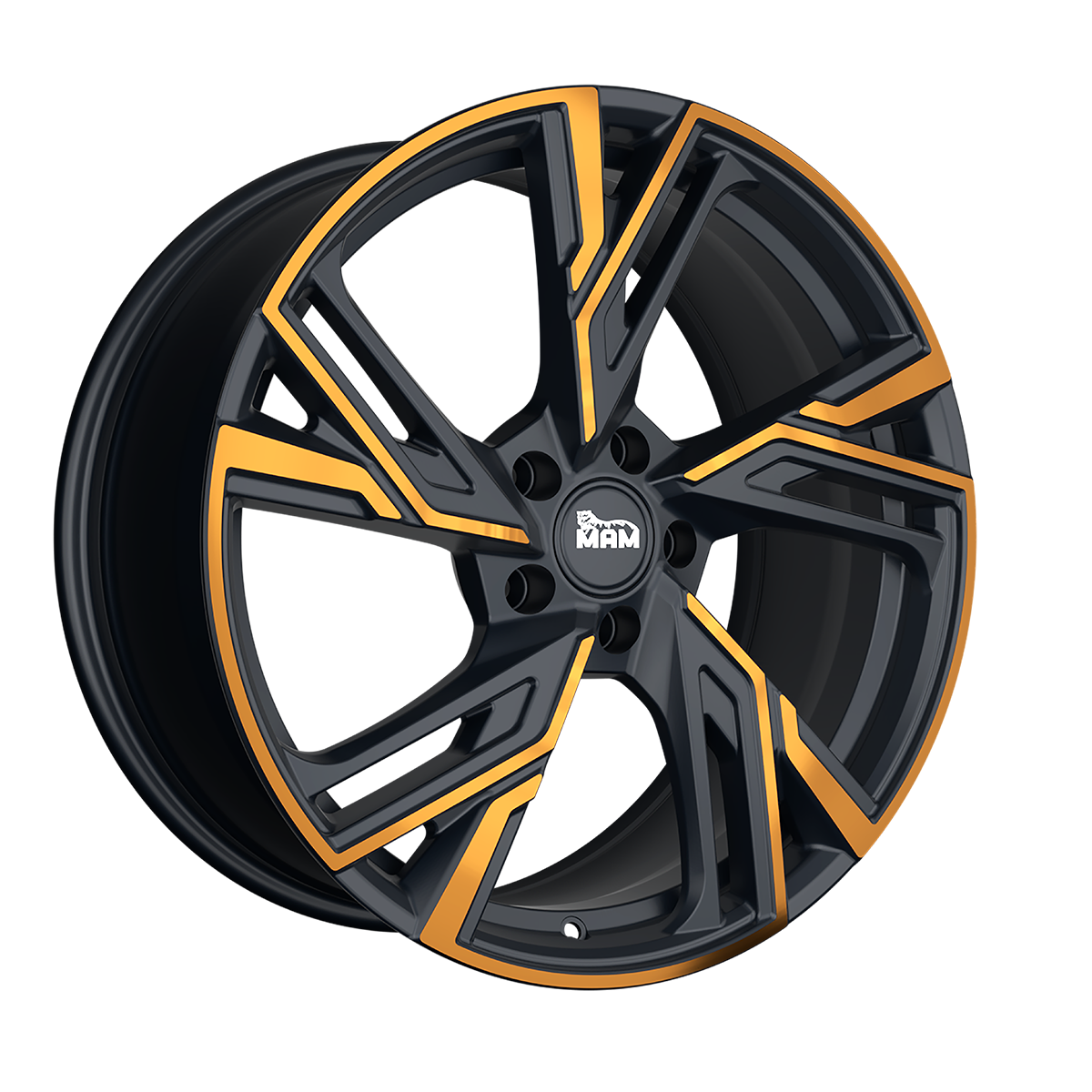 MAM RS5 Matt Black Front Copper Alufelge 8.5x20 ET35 5x114.3/72.6