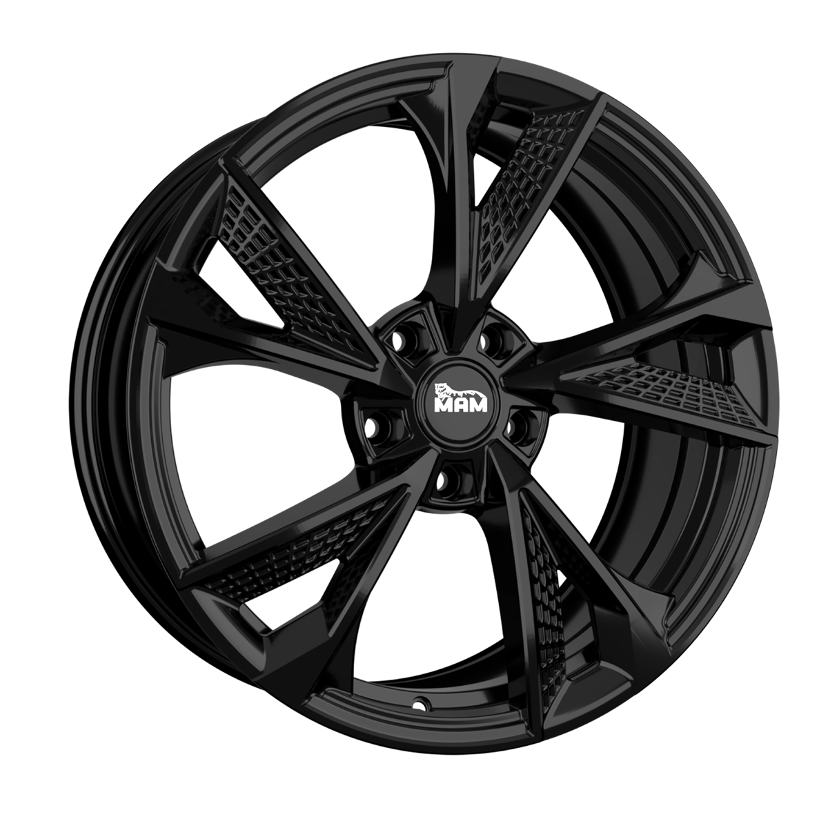 MAM RS6 Black Painted Alufelge 8.5x19 ET45 5x108/72.6