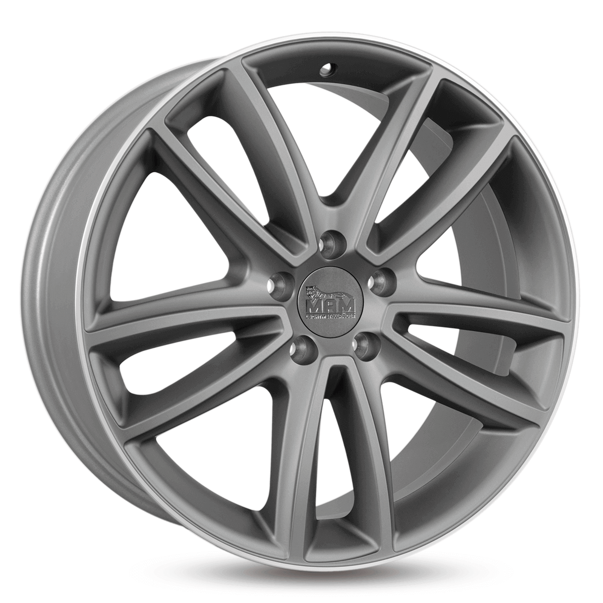 MAM S1 Titan Grey Lip Polish Alufelge 9x20 ET50 5x112/66.6