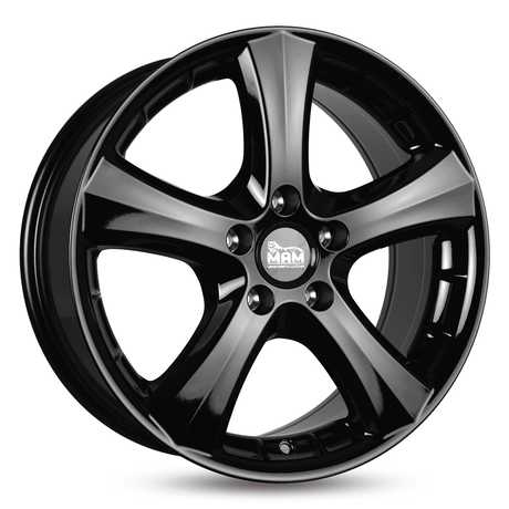 MAM W1N Black Painted Alufelge 8x18 ET40 5x120/72.6